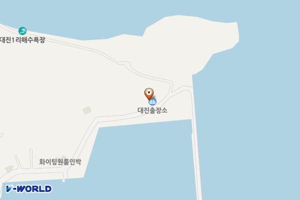 대진항(해경옆) 위치 지도 — 강원특별자치도 고성군 현내면 대진항길 153