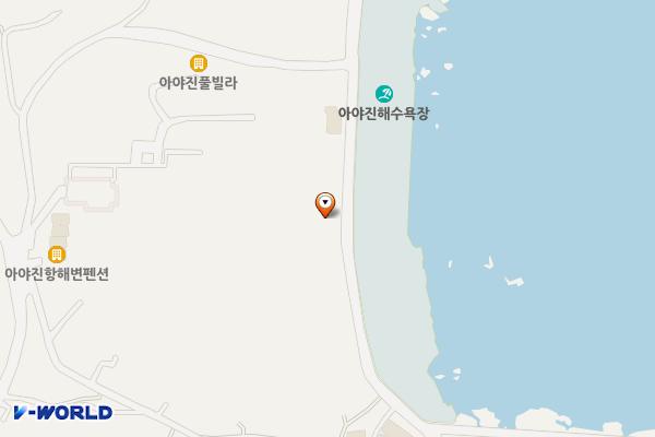 아야진1리해변 위치 지도 — 강원특별자치도 고성군 토성면 아야진해변길 157