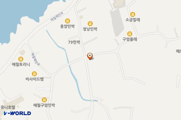 구엄리 1136 위치 지도 — 제주특별자치도 제주시 애월읍 구엄리 1136