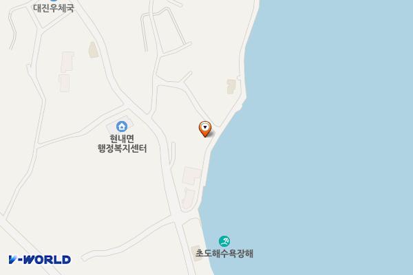 대진5리해변 위치 지도 — 강원특별자치도 고성군 현내면 대진리 193-3