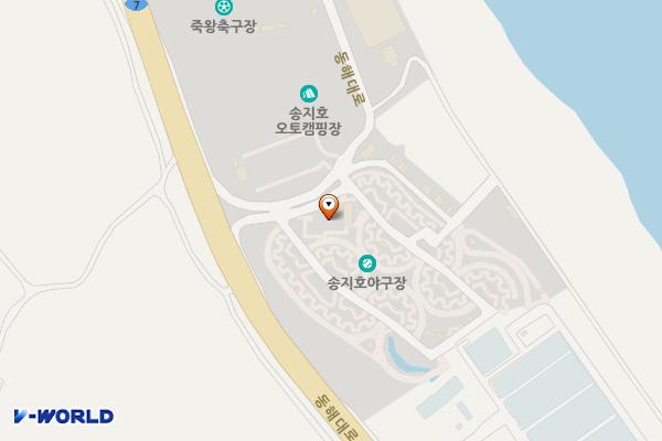 죽왕공설운동장 위치 지도 — 강원특별자치도 고성군 죽왕면 동해대로 6090