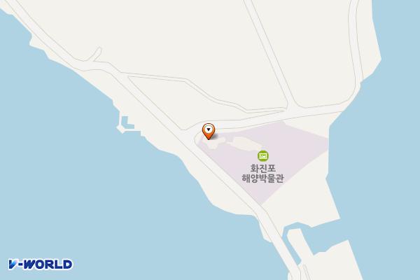 화진포(현내)해변 위치 지도 — 강원특별자치도 고성군 현내면 화진포길 412