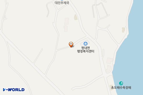 현내면행정복지센터(1층) 위치 지도 — 강원특별자치도 고성군 현내면 한나루로 67