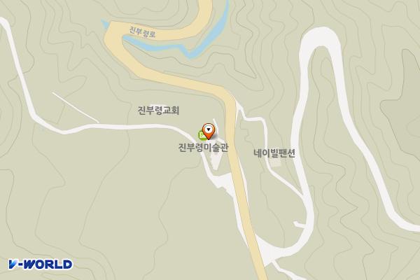 진부령미술관(외부) 위치 지도 — 강원특별자치도 인제군 북면 진부령로 663