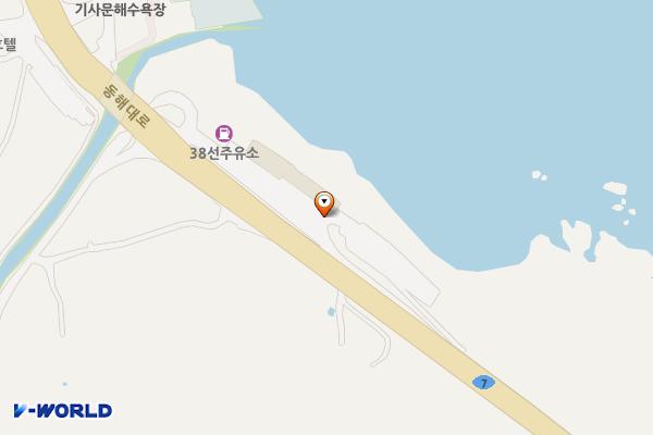 38휴게소 위치 지도 — 강원특별자치도 양양군 현북면 잔교리 41-10