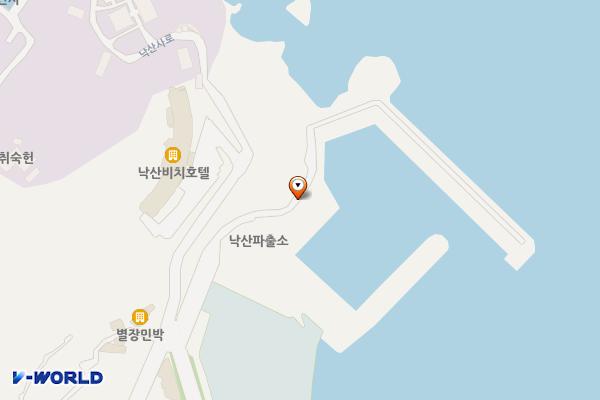 낙산어촌계 화장실 위치 지도 — 강원특별자치도 양양군 강현면 낙산사로 54-20