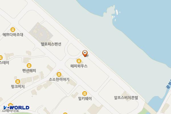 하조대해수욕장 화장실 2 위치 지도 — 강원특별자치도 양양군 현북면 하조대해안길 29-1