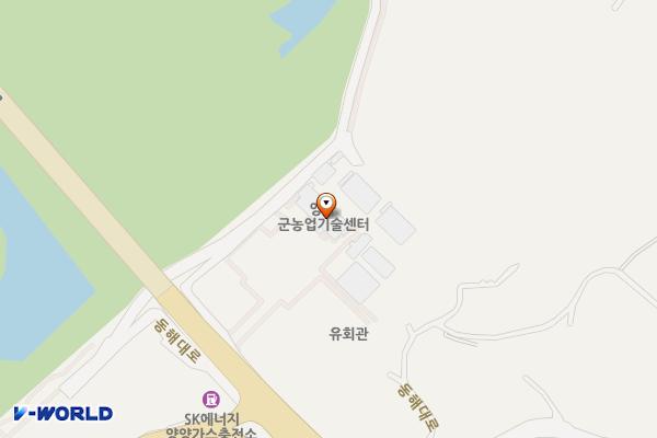 농업기술센터 화장실 위치 지도 — 강원특별자치도 양양군 손양면 동해대로 2558
