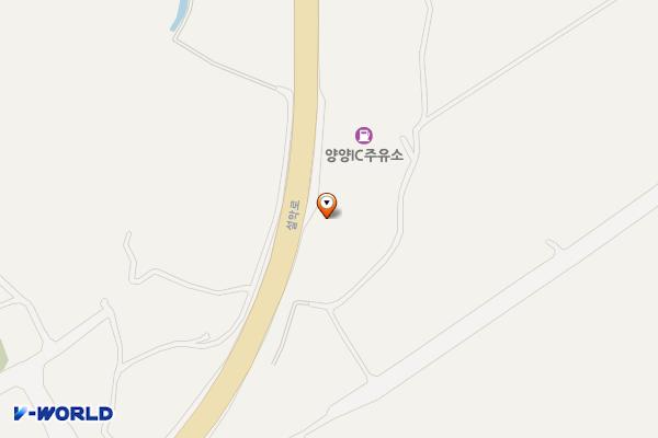 SK엔크린 양양IC주유소 위치 지도 — 강원특별자치도 양양군 양양읍 연창리 264-3
