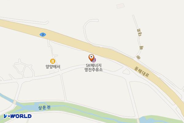 영진주유소 화장실 위치 지도 — 강원특별자치도 양양군 손양면 동해대로 2041