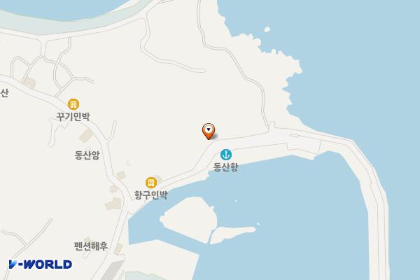 동산항 화장실 위치 지도 — 강원특별자치도 양양군 현남면 동산큰길 44-31