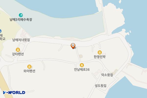 남애3리(신) 해수욕장 화장실 위치 지도 — 강원특별자치도 양양군 현남면 매바위길 167