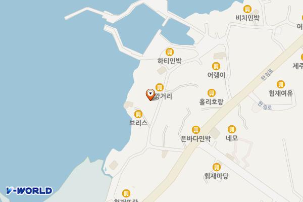 협재리 1689-2 위치 지도 — 제주특별자치도 제주시 한림읍 협재리 1689-2