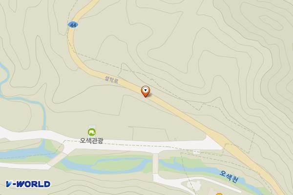 오색주차장(신) 화장실 지하1층 위치 지도 — 강원특별자치도 양양군 서면 오색리 485