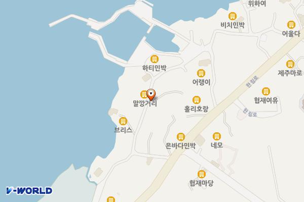 협재리 1666-1 위치 지도 — 제주특별자치도 제주시 한림읍 협재리 1666-1