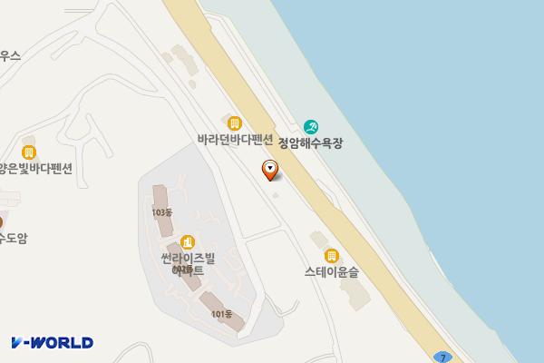 정암가스충전소 미래에너지 주유소 화장실 위치 지도 — 강원특별자치도 양양군 강현면 동해대로 3367