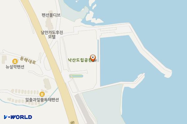 후진항 화장실 위치 지도 — 강원특별자치도 양양군 강현면 동해대로 3276