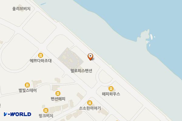 하조대해수욕장 화장실 위치 지도 — 강원특별자치도 양양군 현북면 하조대해안길 41