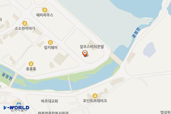 하조대 주차장 화장실 위치 지도 — 강원특별자치도 양양군 현북면 하조대2길 51