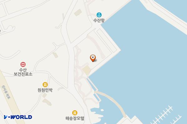 수산항 해경옆 위치 지도 — 강원특별자치도 양양군 손양면 수산리 89-40