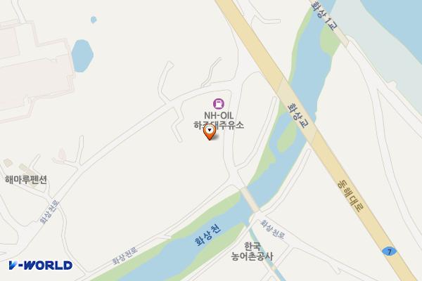하조대농협주유소 화장실 위치 지도 — 강원특별자치도 양양군 현남면 화상천로 5-4