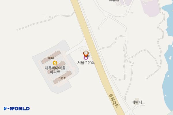 서울주유소 화장실 위치 지도 — 강원특별자치도 양양군 현남면 동해대로 603