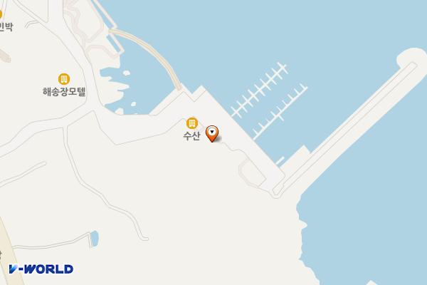 수산항요트하우스 화장실 위치 지도 — 강원특별자치도 양양군 손양면 수산1길 20-24