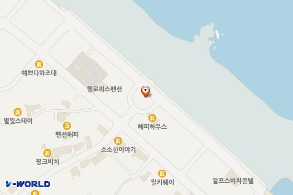 하조대해수욕장 화장실 3 위치 지도 — 강원특별자치도 양양군 현북면 하조대해안길 35