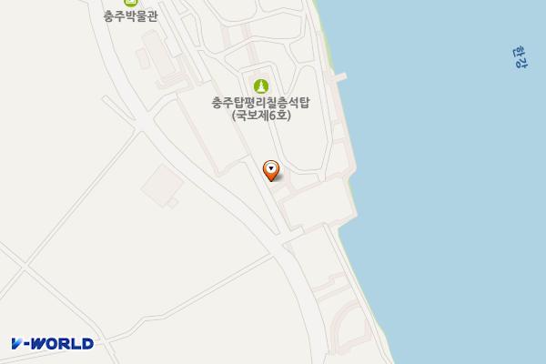 중앙탑공원 소형주차장 화장실 위치 지도 — 충청북도 충주시 중앙탑면 루암리115-1