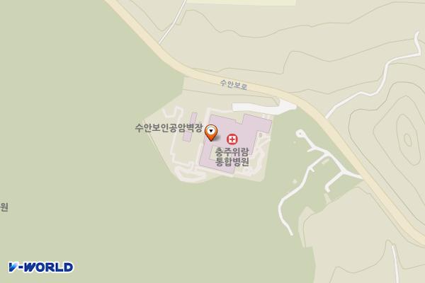 수안보 인공 암벽장 화장실 위치 지도 — 충청북도 충주시 수안보면 수안보로 129