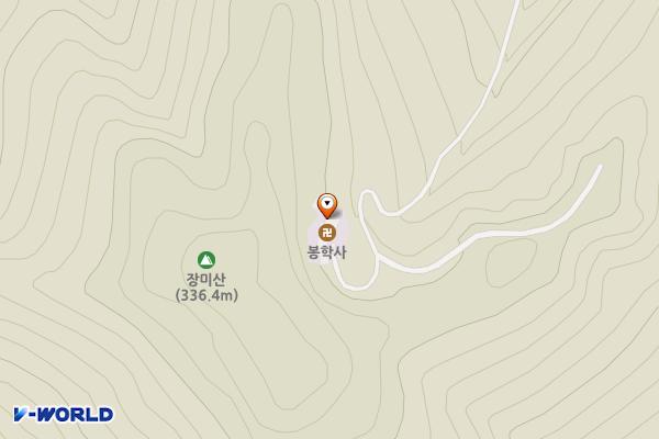 봉학사 화장실 위치 지도 — 충청북도 중앙탑면 장천윗말1길 173