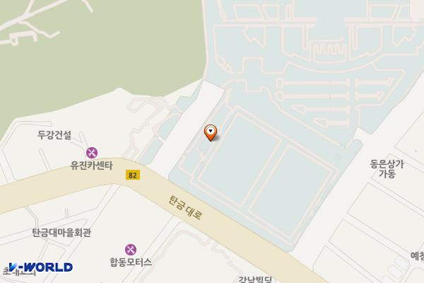 탄금축구장화장실 위치 지도 — 충청북도 충주시 남한강로 8(칠금동)