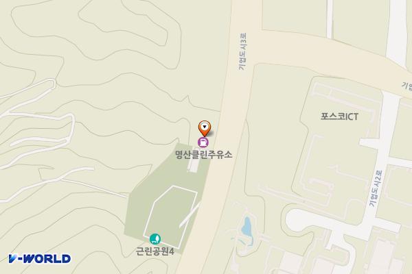 명산클린주유소 위치 지도 — 충청북도 충주시 주덕읍 기업도시3로 200