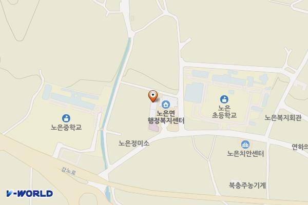 노은면행정복지센터화장실 위치 지도 — 충청북도 충주시 노은면 연하중앙길 15