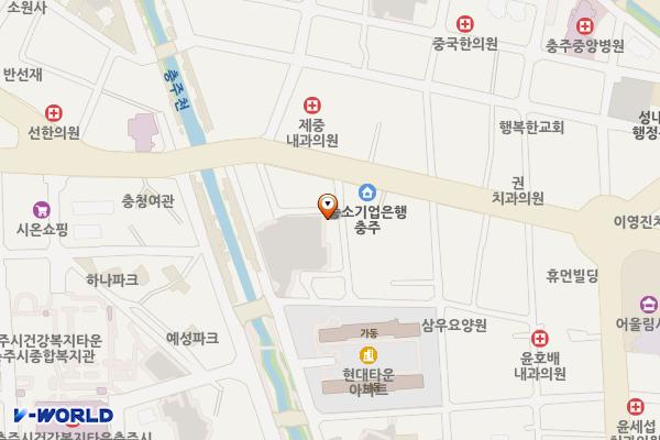 충주천 제1공영주차장 화장실 위치 지도 — 충청북도 충주시 성서5길 7