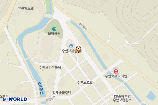 수안보 우체국 위치 지도 — 충청북도 충주시 수안보면 온천중앙길 8