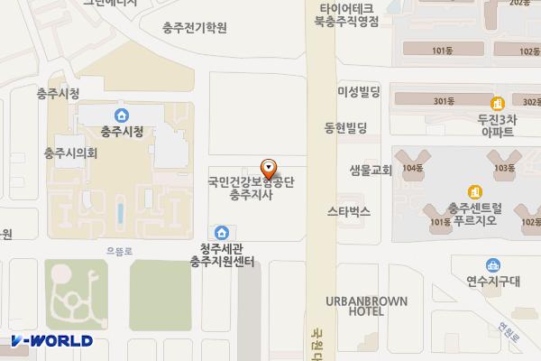 충주금릉동우체국 영업장 내부 위치 지도 — 충청북도 충주시 금제13길 8