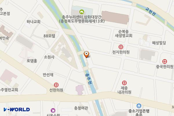 자유시장 화장실 위치 지도 — 충청북도 충주시 공설시장길 13(충의동)