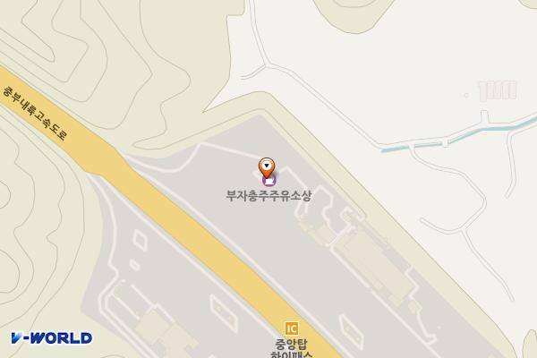 충주휴게소 화장실(양평방향) 위치 지도 — 충청북도 충주시 중앙탑면 중부내륙고속도로 230-1