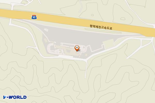 천등산(제천)휴게소 위치 지도 — 충청북도 충주시 산척면 평택제천고속도로 106