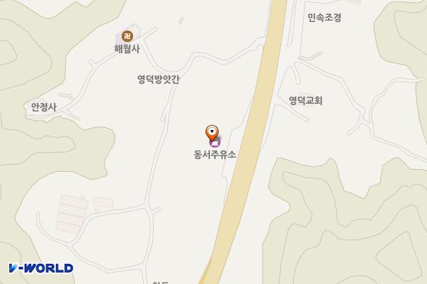 SK엔크린 동서주유소 화장실 위치 지도 — 충청북도 충주시 산척면 충원대로 1643