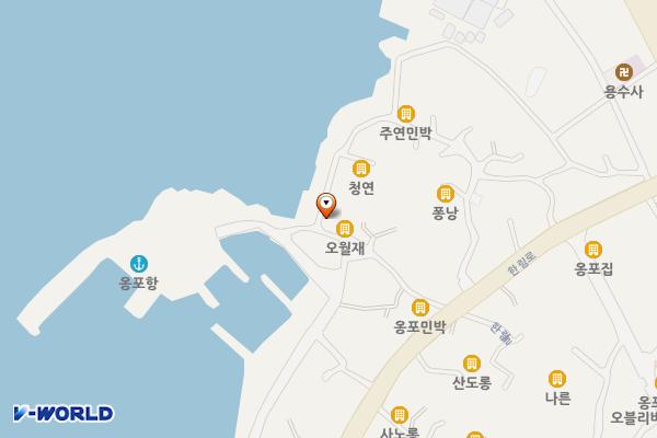 옹포리 495-2 위치 지도 — 제주특별자치도 제주시 한림읍 옹포리 495-2