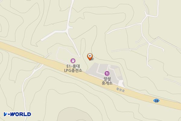 오일뱅크앙성주유소 위치 지도 — 충청북도 충주시 앙성면 북부로 1085
