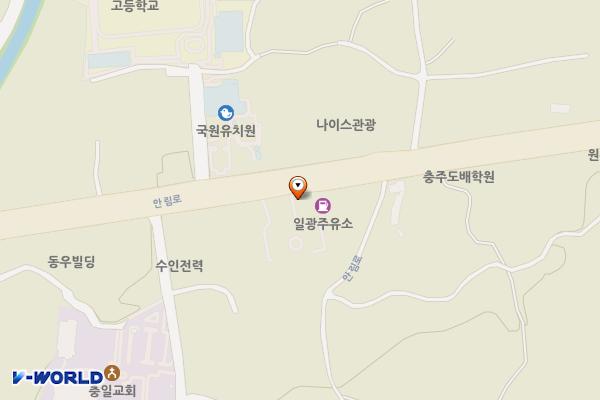 일광주유소화장실 위치 지도 — 충청북도 충주시 안림로 54(안림동)
