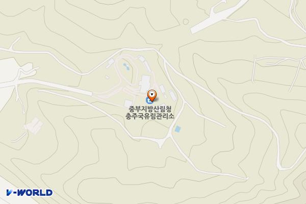 충주국유림관리소 청사 위치 지도 — 충청북도 충주시 중원대로 3006