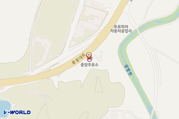 주덕중앙주유소 위치 지도 — 충청북도 충주시 주덕읍 충청대로 2382