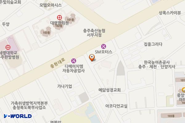 대흥주유소 화장실 위치 지도 — 충청북도 충주시 중원대로 3471(문화동)