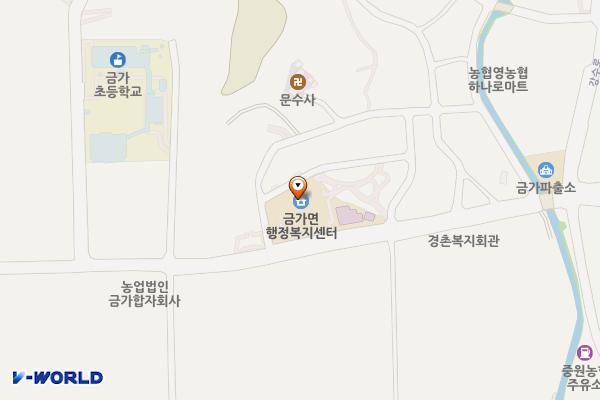 금가보건지소 화장실 위치 지도 — 충청북도 충주시 금가면 강수로 331