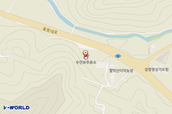 수안보휴게소주유소화장실 위치 지도 — 충청북도 충주시 살미면 중원대로 2271