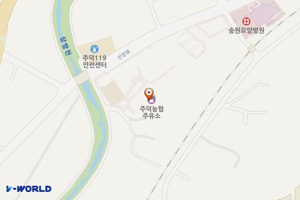 주덕농협클린주유소 위치 지도 — 충청북도 충주시 주덕읍 신양로 34